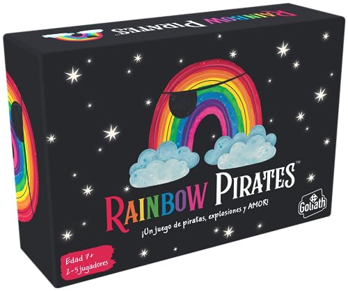 Rainbow Pirates - Juego de Cartas, Juego de Fiesta, 2-5 Jugadores, 7+ Años, Edición en Español