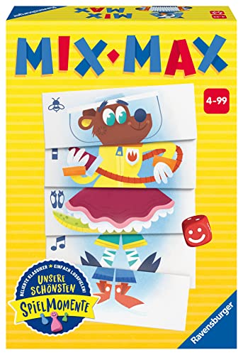 Ravensburger 20855 Mix MAX-Juego de Letras con Animales (para 2-6 Jugadores, a Partir de 4 años)