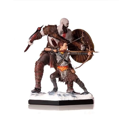 REOZIGN God of War Ragnarok Figure, 20cm/7.9inch Kratos Padre e Hijo Anime Personaje Figuras Modelo Colección Juguete para Anime Fan