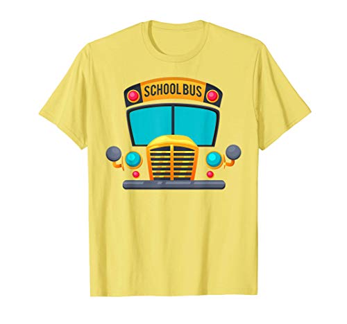 School Bus Costume - Funny Halloween Holiday - Driver Camiseta