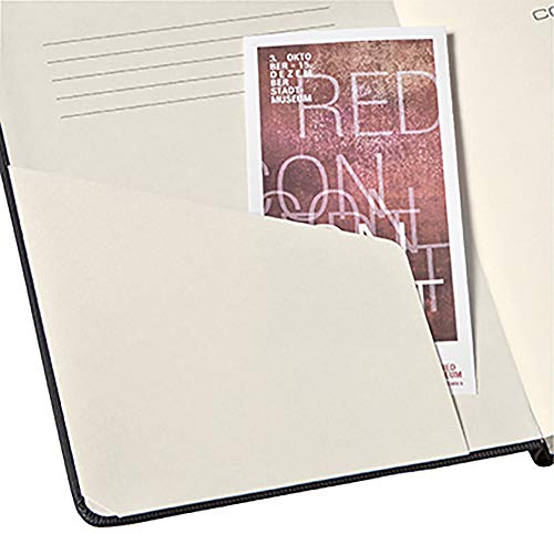 SIGEL CO117 Cuaderno premium cuadriculado, formato tablet, tapa dura, negro - Conceptum
