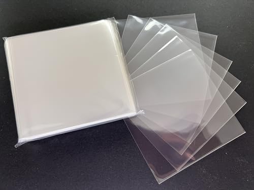 Sleeve Kings - Fundas cuadradas medianas para tarjetas de 80 mm x 80 mm, paquete de 110