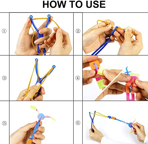 Sunshine smile Juguete Luminoso LED para Fiestas, 15 Unidades, Juego de artículos de Fiesta para niños, helicópteros, Juguetes de Cohete y helicópteros, luz de helicóptero