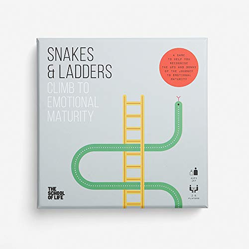 The School of Life Juego de cartas de serpientes y escaleras