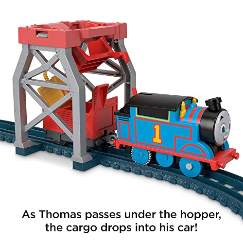 Thomas y sus amigos Set de juego 3 en 1 Pistas para coches de juguete con tren motorizado y accesorios (Mattel HGX64)