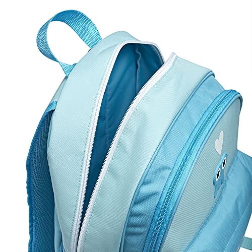 Tinc Mochila escolar para niños y niñas | Mochila infantil con múltiples bolsillos, Blue, M, Diseño contemporáneo