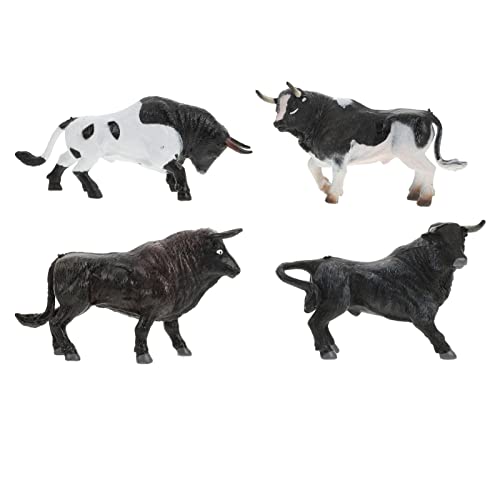 TOYANDONA Vacas De Juguete Juguetes Toros 12 Piezas Mini Vacas Realistas Juguetes Figuritas Ganado Figuritas Animales Figuritas Figuritas De Toros Juguetes+de+toros Decoracion Tarta