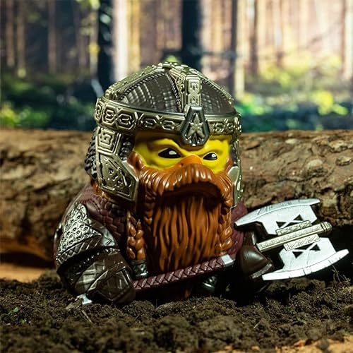 TUBBZ Figura de Pato de Goma de Vinilo Coleccionable de Gimli en Caja, mercancía Oficial del Señor de los Anillos, TV, películas y Videojuegos