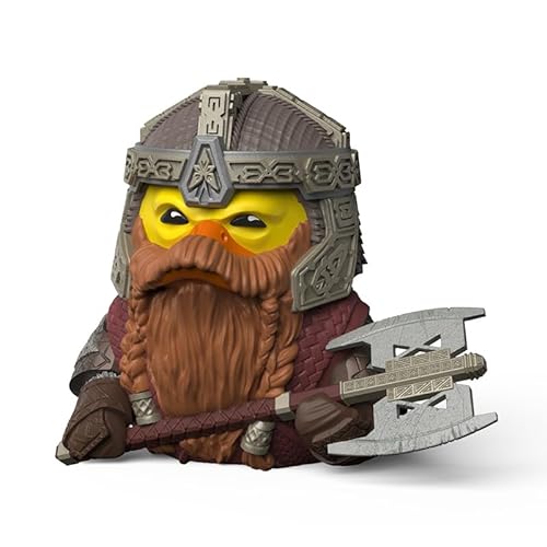 TUBBZ Figura de Pato de Goma de Vinilo Coleccionable de Gimli en Caja, mercancía Oficial del Señor de los Anillos, TV, películas y Videojuegos