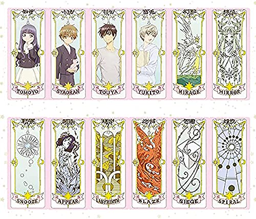 Unidades Cardcaptor Sakura/Juego Completo clásico Regalo Cardcaptor Sakura Tarjetas Transparentes/Anime periférico/Modelo de Tarjeta mágica/Juguetes de Juego de Anime/coleccionables de Anime