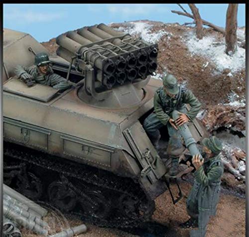 XINGCHANG 1/35 Panzer Crew Incluye 3 Man (Sin Tanque) Kits De Modelo De Figuras De Resina Miniatura Gk Desmontar Sin Pintar