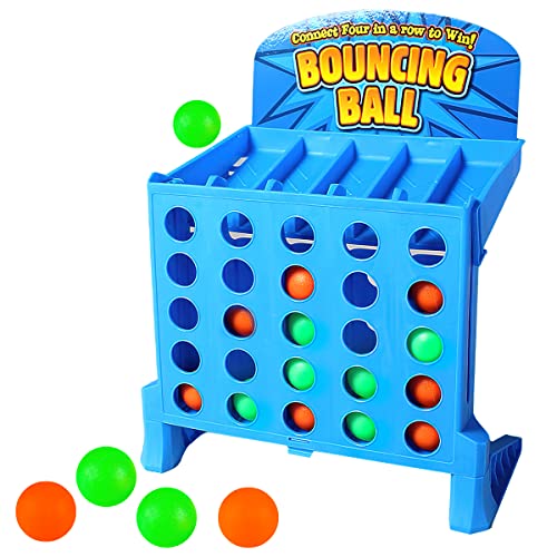 XiXiRan Bounce Ball, Juego de Mesa para Niños, Juego Connect 4 Shots, Bounce Off Game, Juego de Mesa Conecta 4 Shots, Game Bounce, Juego Infantil de Mesa, Hasbro Gaming, Juguetes Educativos