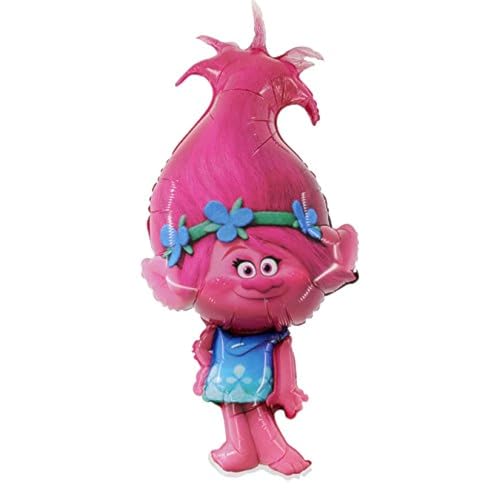 1 x Trolls Poppy Globo de láminas Forma 43"x 21" 109 cm x 53 cm