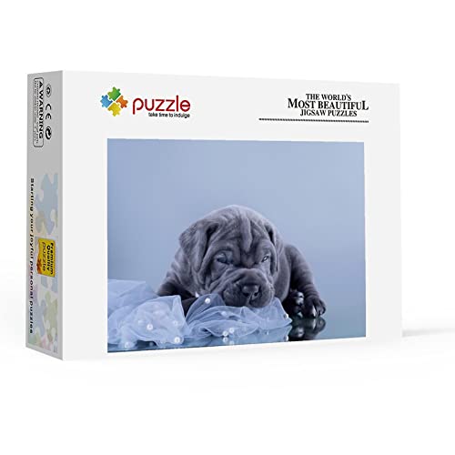 1000 Piezas De Rompecabezas- Chinese Shar Pei -Juego De Rompecabezas para Adultos Y Niños,Puzzle Familia,El Regalo para Amantes Y Amigos。70x50cm/1000pcs