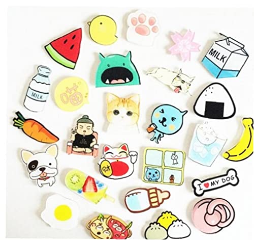 10pcs Dibujos Animados Pin Conjunto Iconos Kawaii Iconos Insignia En Insignias Mochila Para Ropa Insignias Acrílico (Azar)