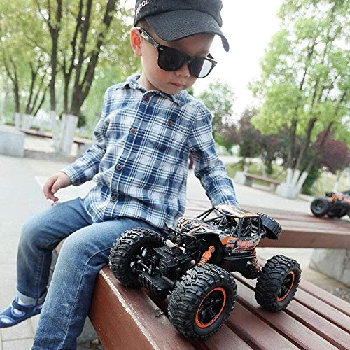 1:14 2.4GHz Monster Crawlers Chariot Todo Terreno Súper Grande 4WD Off Road Coche de Juguete niños Coches de Control Remoto Alta Velocidad Eléctrico Recargable Buggy Race Mini RC C