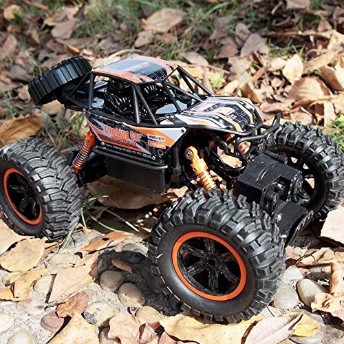 1:14 2.4GHz Monster Crawlers Chariot Todo Terreno Súper Grande 4WD Off Road Coche de Juguete niños Coches de Control Remoto Alta Velocidad Eléctrico Recargable Buggy Race Mini RC C