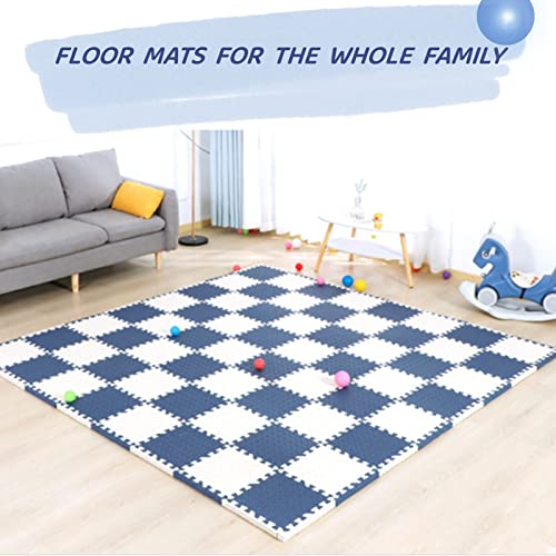 12"x12" Espuma EVA Baldosas Entrelazadas, Colorido Rompecabezas PlayMat, 42 Piezas Suave No Tóxico Play Mat, Alfombrillas De Espuma para Dormitorio, Sala De Estar(Size:30 * 30 * 2.5cm,Color:Naranja)