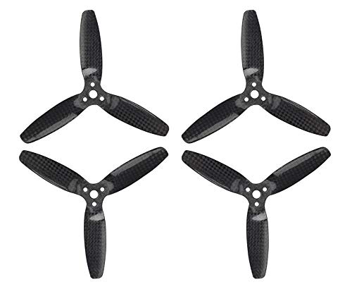 2 Pares 5042 Propulsor Principal de 3 Cuchillas Propulsor Propulsor Props de Fibra de Carbono/Ajuste para Parrot Bebop Drone 3.0 8088 8x8.8 / Fit para Parrot ar.drone1.0 2.0 2.0 hélice de Repuesto (