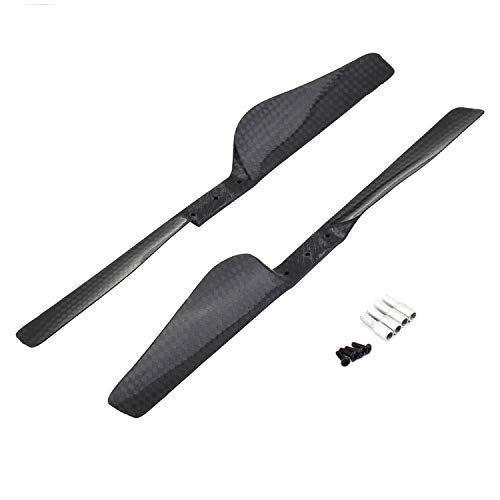 2 pares de hélices principales 5042 rotor de hélices de 3 cuchillas de fibra de carbono para Parrot Bebop Drone 3.0 8088 8x8.8 para Parrot AR.Drone1.0 2.0 Drone Accesorios Piezas de repuesto (color: