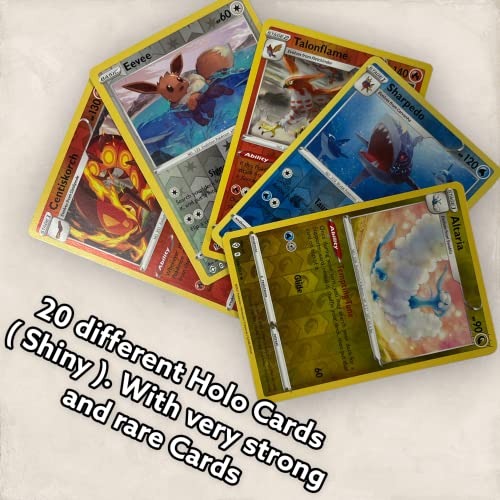 20 Tarjetas Pokéman holográficas inversas con Purpurina Pokéman Tarjetas inglesas Raras Tarjetas Pokéman inversa Holo Diferentes Tarjetas de Juegos Actuales + protección de envío Heartforcards®