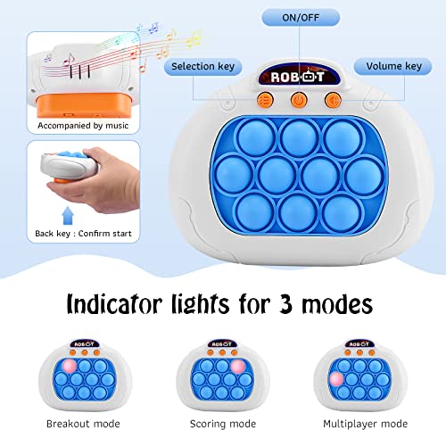 2023 Electronic Popping Game para Niños Niñas 3-12, Puzzle Pop Juegos Interactivos, Fidget Bubble Game, Breakthrough Puzzle Game Machine, Regalos de Cumpleaños para Niñas Adolescentes 6 7 8 9 10 (B)