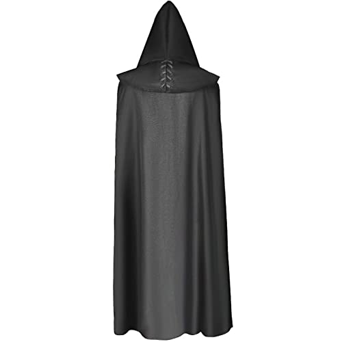 2023/2024 mujer y hombre Halloween bruja Cosplay capa reina capa traje diablo capa capa dos piezas set flash traje adulto Cosplay, Le Noir, XXX-Large