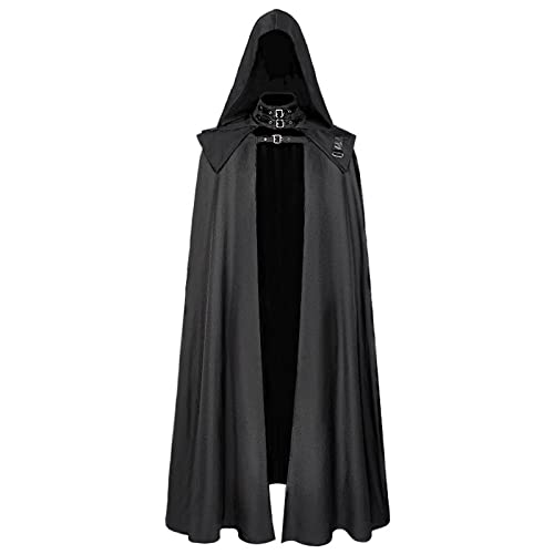 2023/2024 mujer y hombre Halloween bruja Cosplay capa reina capa traje diablo capa capa dos piezas set flash traje adulto Cosplay, Le Noir, XXX-Large