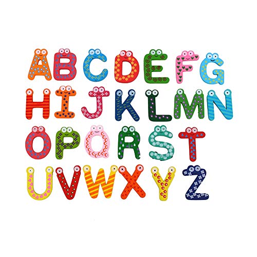 26pcs A To Z Letters Kids Alphabet Toy Alphabet Letters Fridge Magnet Alphabet Fridge Magnet, Child Educational Toy Magnetic Letters & Words