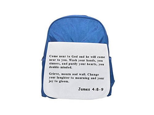 28 he replied Blessed rather Are Those Who Hear The Word of God and Obey it. Printed Kid 's blue Backpack, cute Backpacks, cute small Backpacks, cute Black Backpack, Cool Black Backpack, Fashion Backp