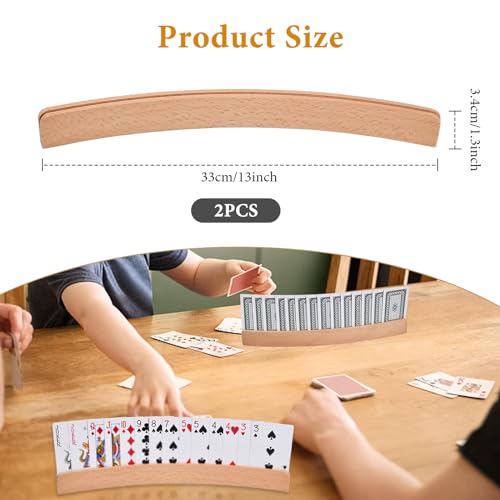 2pcs Soporte para Juego de Cartas,Soporte para Naipes,Sujeta Cartas Naipes Soporte Juego de Cartas,Titular de la Tarjeta de Juego,Soporte para Poker Naipes para Niños,Adultos,Personas De Edad Avanzada