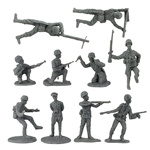 54mm D-Day June 6, 1944 - The Invasion of Normandy Figure Playset (34pcs) (Bagged)Playsets by b.m.c