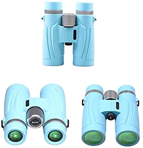 8x42 Optics Binoculars with Carry Bag Camping Scopes Telescope Great Handheld Wide Angle Binocular HD (Color : B) (C)