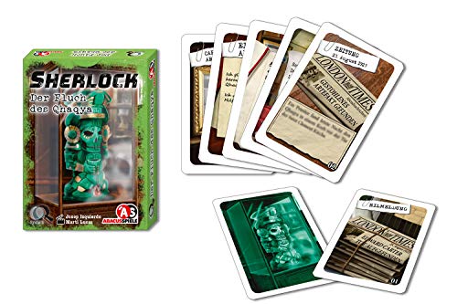 ABACUSSPIELE 48193 Sherlock - Juego de Cartas de la maldición de Qhaqya