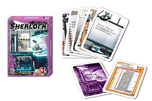 ABACUSSPIELE 48196 - Sherlock - El Laboratorio, Juego de Cartas