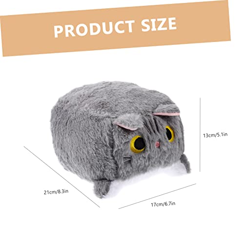 ABOOFAN 2 Piezas De Peluche Lindo Gato Gato De Peluche Almohada De Gato Muñeca Mini Decoración Almohadas Suaves Animales De Peluche Almohada Acogedora Niños Muñeca Almohada De Tiro