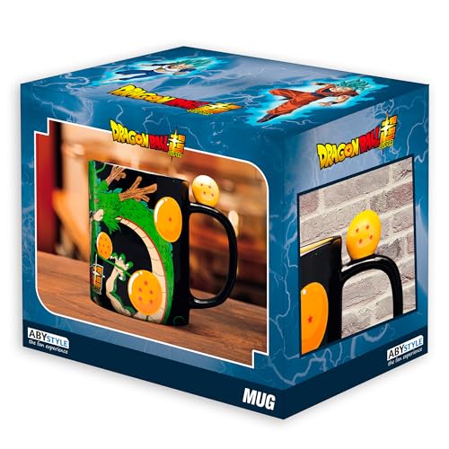 ABYSTYLE Abymug921 Taza Ball Super 3D Shenron & Dragon Balls 184021, Multicolor