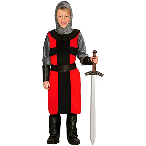 Acan Tradineur – Disfraz de Caballero Feudal infantil – Fabricado en España – Ideal para celebrar Carnaval o Halloween – Talla 3 a 4 años