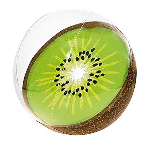 Acan Tradineur - Pelota para Playa con diseño frutal - Fabricado en Vinillo Resistente - Incluye válvula de Seguridad - Ideal para Disfrutar Este Verano - Ø 46 cm - Diseño Aleatorio