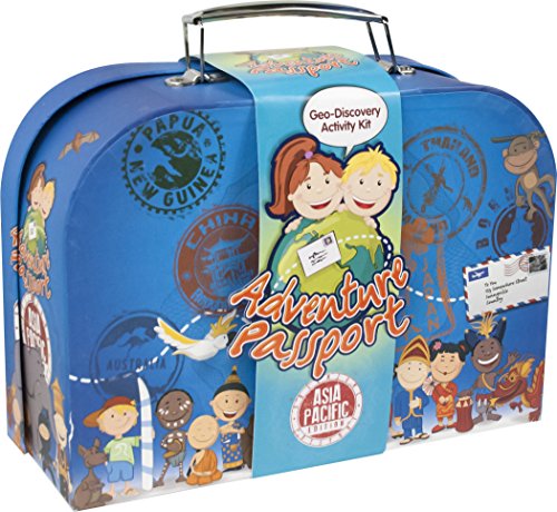 Adventure Passports- Kit Maletín de Manualidades y Actividades Asia y Pacífico, Color surtido (World Alive 5000)