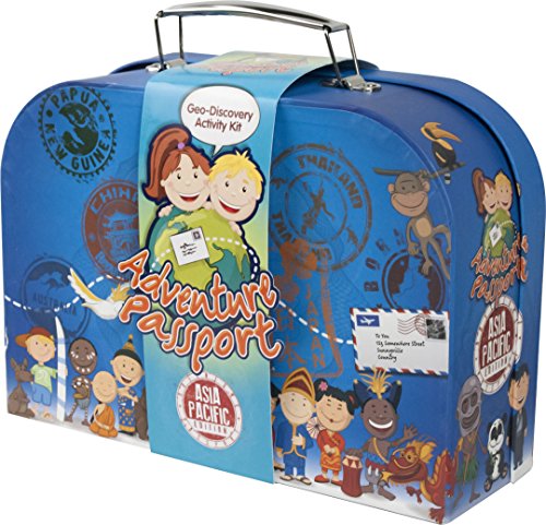 Adventure Passports- Kit Maletín de Manualidades y Actividades Asia y Pacífico, Color surtido (World Alive 5000)