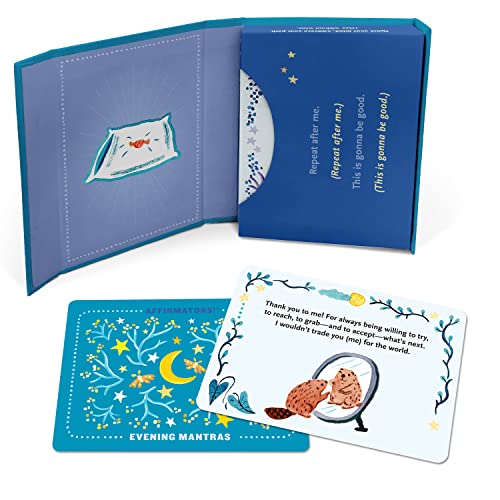 Afirmators! Mantras Noche - Cartas de afirmación de Noche Baraja de Afirmación y Tarjetas de Meditación (30 Cartas)