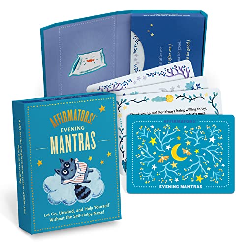 Afirmators! Mantras Noche - Cartas de afirmación de Noche Baraja de Afirmación y Tarjetas de Meditación (30 Cartas)