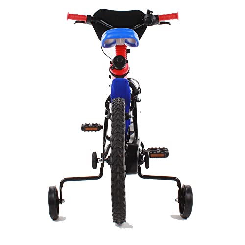 albri Bicicleta de niño Pulgadas de los Avengers, Unisex niños, Turquesa, 14 pollici