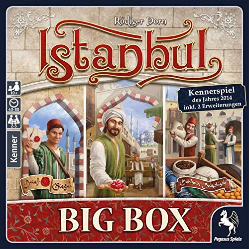 Alderac Entertainment - Istanbul Big Box - Board Game - Expansion - For 2-5 Players - from Ages 10+ - English