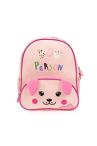 Ambar Mochila Infantil Dog Person Pink Furry