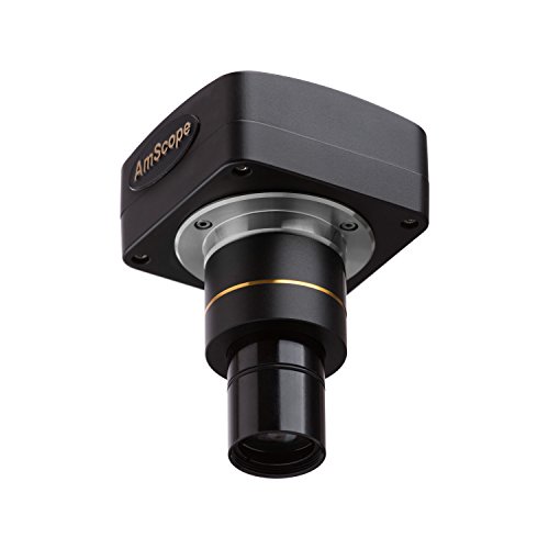 AmScope - 3 M P USB 2.0 Color CMOS C-Mount Microscope Camera with Reduction Lens - MU300