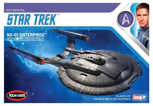 AMT POL966M/12 1/1000 Star Trek NX-01 Enterprise - Maqueta de moto, diferentes , color/modelo surtido