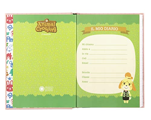 ANIMAL CROSSING Diario de 12 meses estándar, multicolor