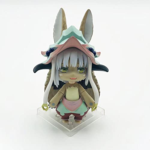 Anime Made In Abyss Nanachi Q Version Figuras cambiables Cara Figura de acción Anime Colección de personajes Modelo Estatua Adornos de escritorio